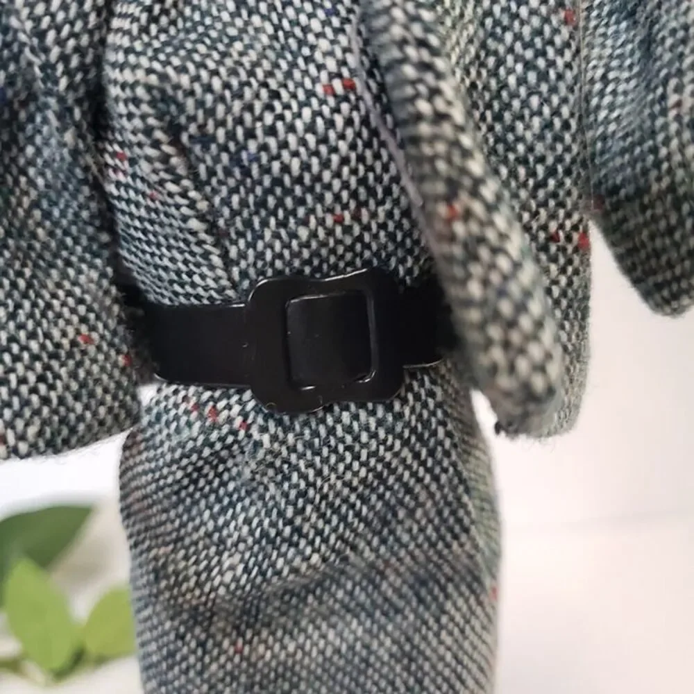 Artisan Handmade Vintage Style Tweed Suit Outfit on 1990s Mattel Barbie Doll
